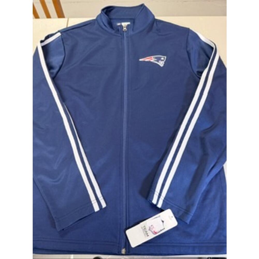 New England Patriots NFL Team Apparel Lightweight Zip-Up Jacket Men's Medium NWT